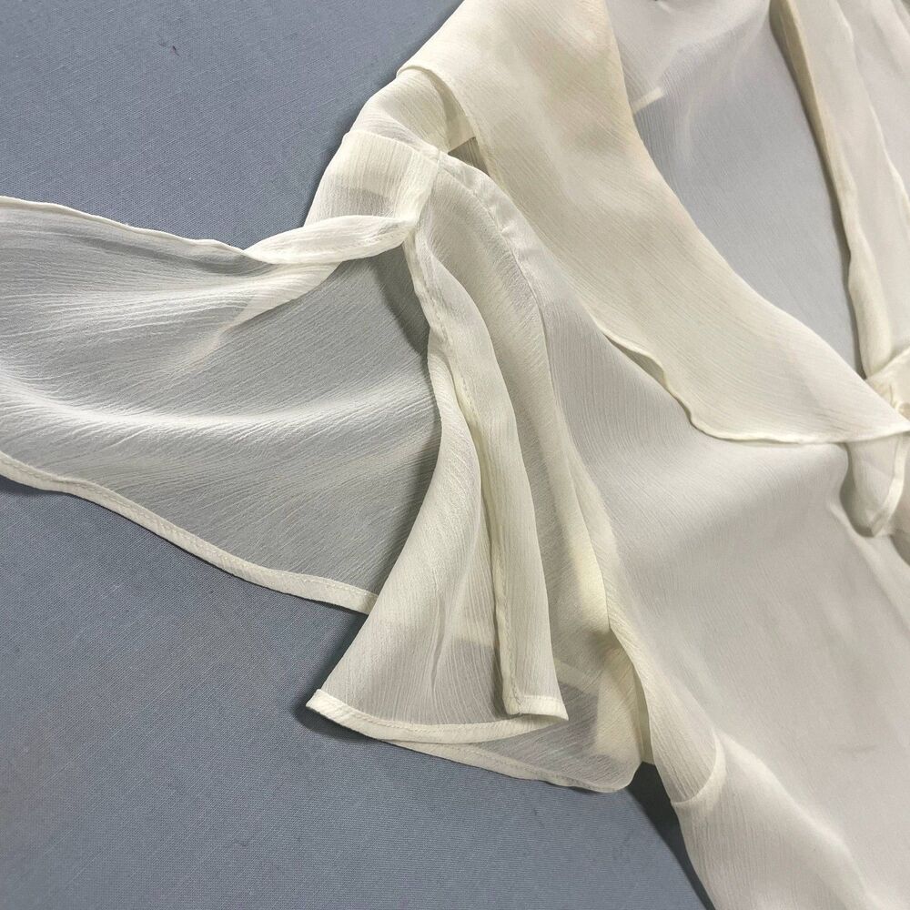 Cottage Core Blouse, Ruffle Sleeve, - Picture 3 of 6